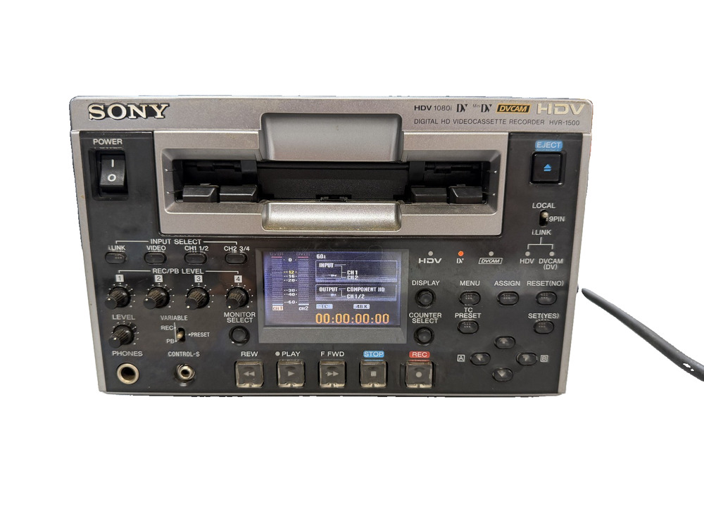 Sony HVR-1500 Digital HD Videocassette Recorder